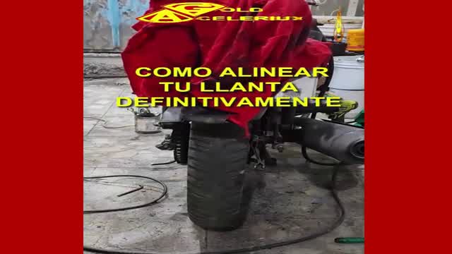 ALINEACION LLANTA TRASERA DE MOTO, SOLUCION DEFINITIVA, #GOLDACELERIUX, #N?1