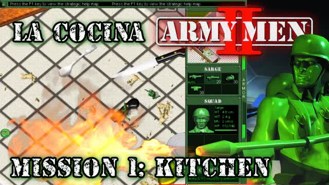 Army Men 2 - Mission 1 - Kitchen