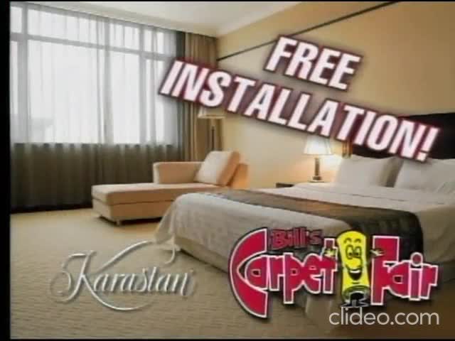 Bill's Carpet Fair Free Installation!