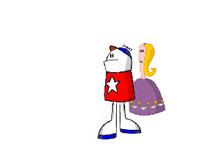 90s homestar does a litle dance!