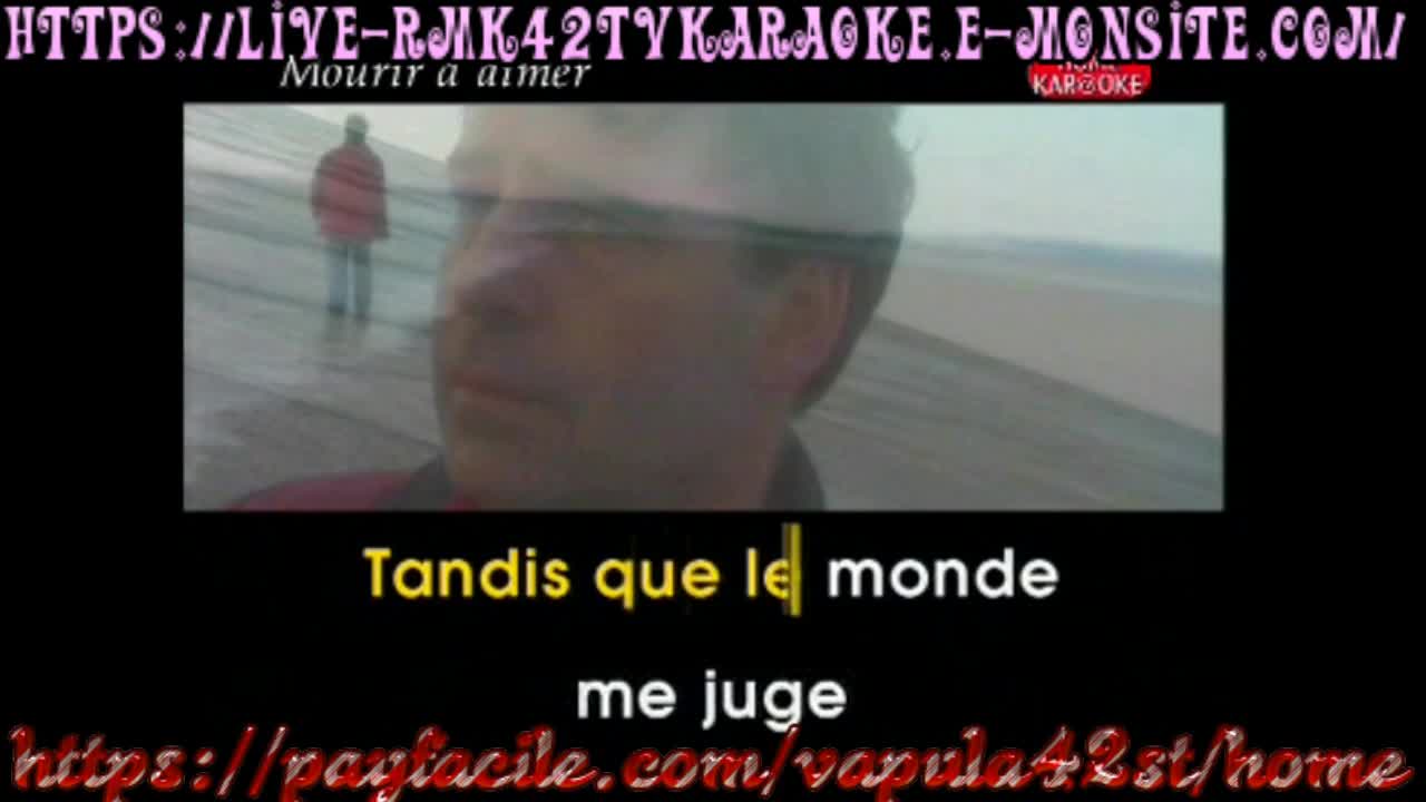 Charles Aznavour   Mourir D'aimer   karaoke rmk42tvkaraoke 