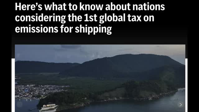 URGENT! WHILE EVERYONES DISTRACTED THEY ARE MOVING FORWARD WITH THE FIRST EVER GLOBAL CARBON TAX!