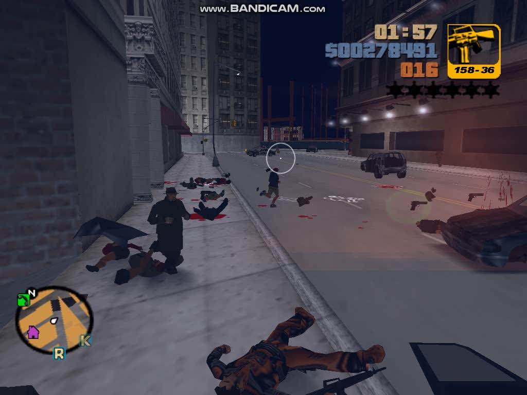 claude dresses up as gordon freeman,kills ppl, then dies