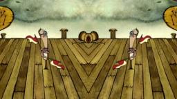 Youtube Poop: Flapjack fills in for peppermint larry's flag job