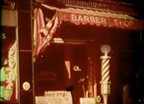 Mockup of WNBC 1964 Ident - Barber Shop