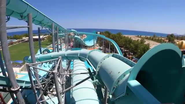 Space Hole Water Slide at Dolusu Park