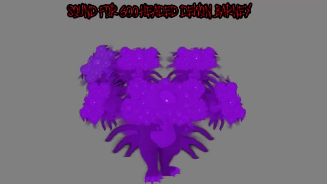 Scary Sound For 600-Headed Demon Barney