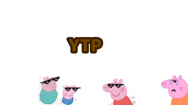 YTP - Peppa , george and daddy pig play minecraft