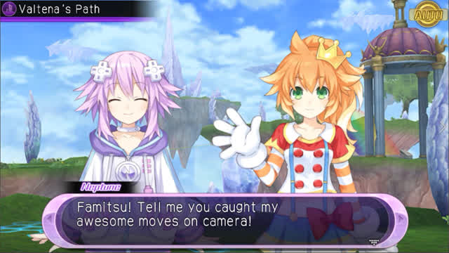 Hyperdimension Neptunia U Action Unleashed - 10. Ch.2 Quest Cutscene - Neptune And Famitsu