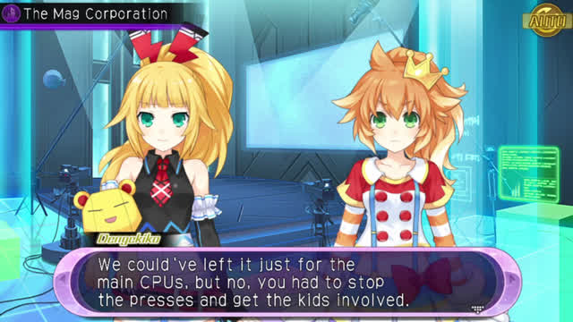 Hyperdimension Neptunia U Action Unleashed - 5. Ch.1 Event Cutscene - The Mag Corporation