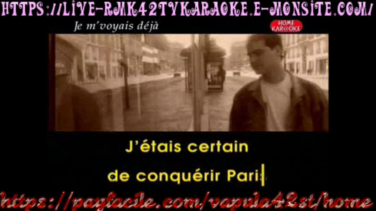 Charles Aznavour   Je m'voyais déjà   Karaoke  rmk42tvkaraoke