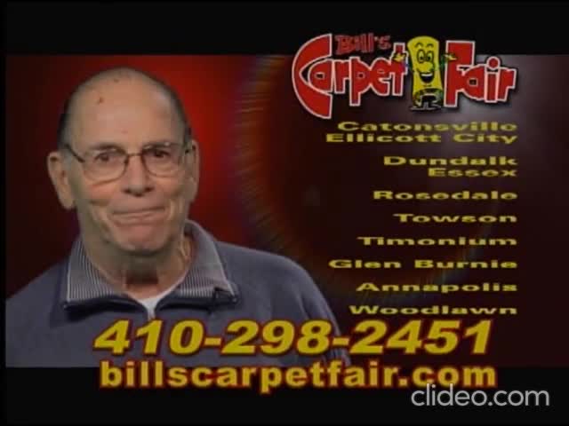 Bill's Carpet Fair Free Padding!