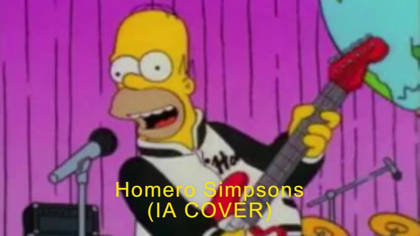 Homero Simpsons - Te Voy A Romper El Orto (IA COVER)