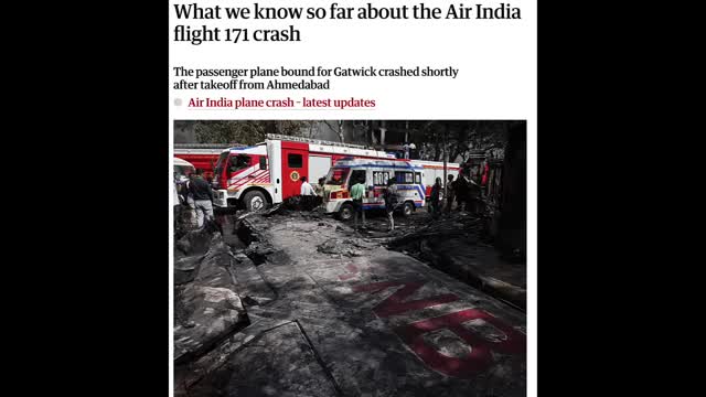 THERE IS SOMETHING STRANGE ABOUT THE AIR INDIA PLANE CRASH!