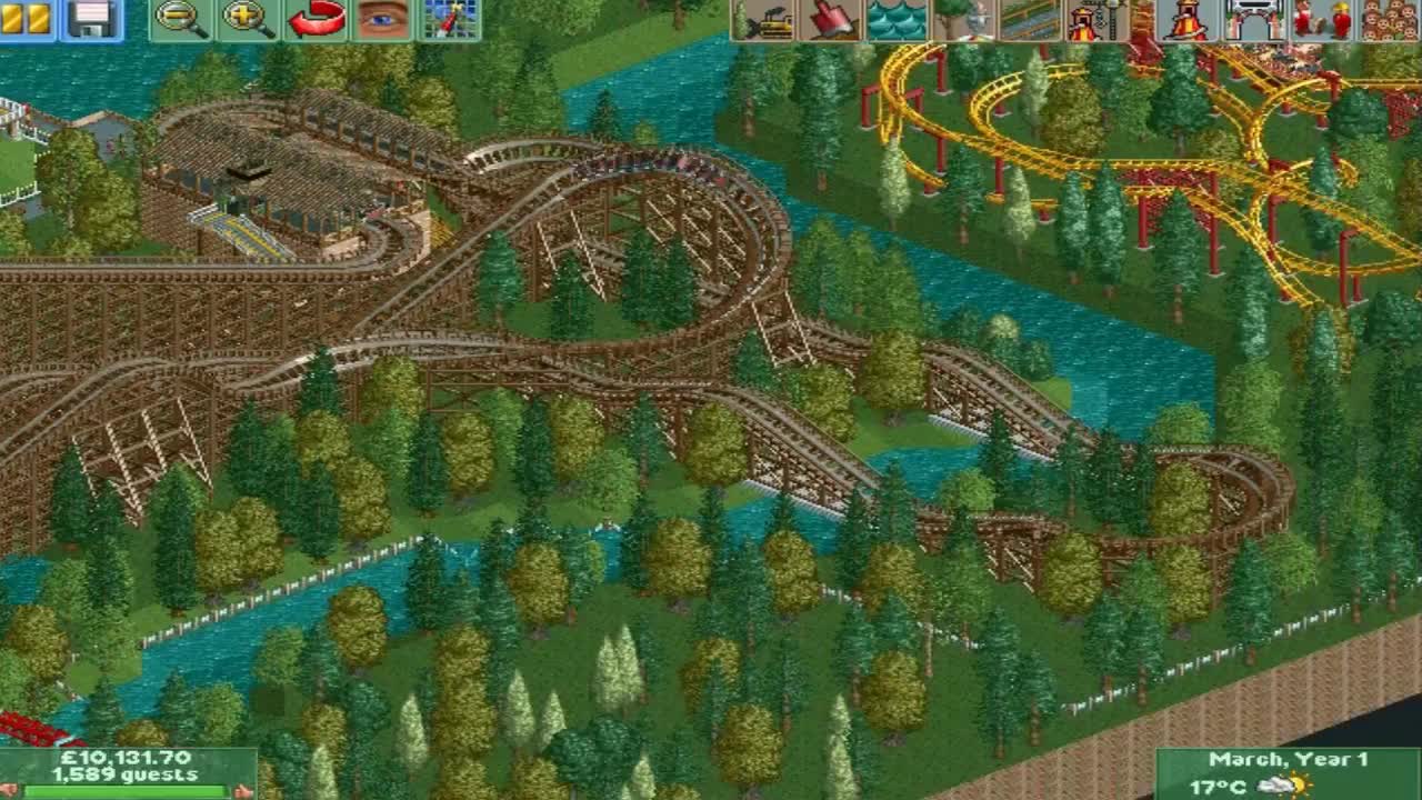 4 stonecold Roller Coaster Tycoon 2 con Loquendo