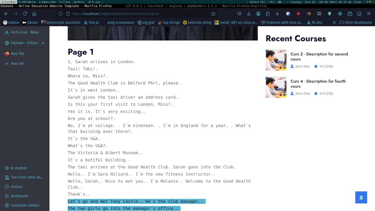 Proiect HTML