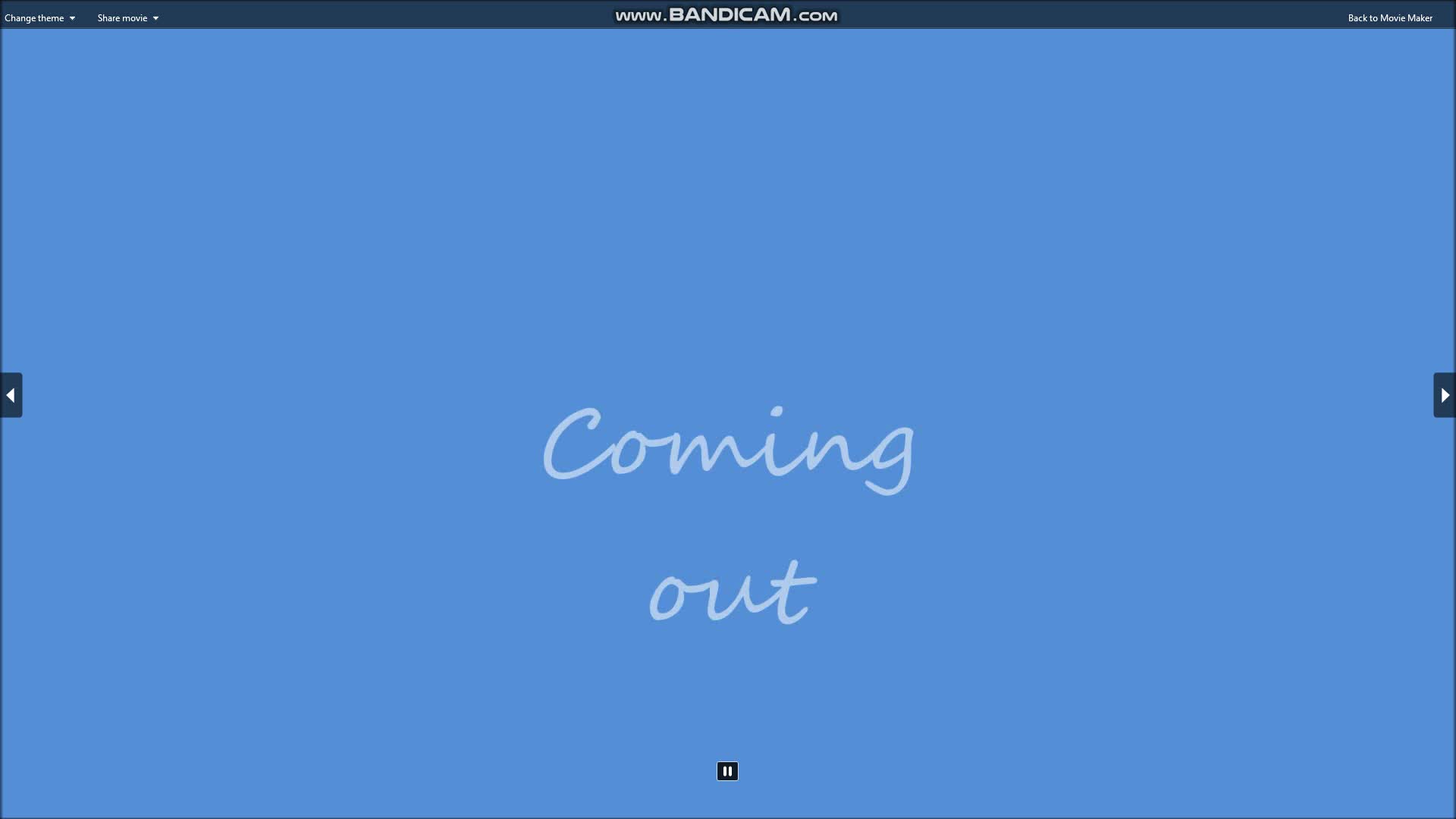 coming out :DDDDDD