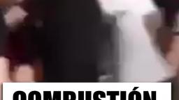 HOMBRE SE PERNDE FUEGO POR DENTRO