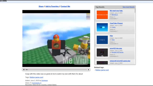 Zack game cool on mevid
