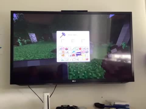 My freind makes netherite armor in Minecraft PS4 edition