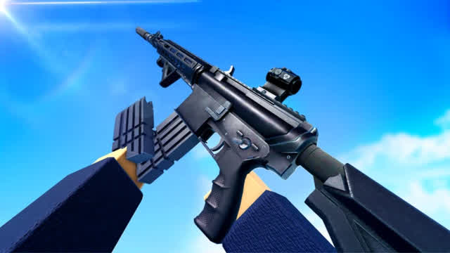 Playing Roblox Gunfight Arena!