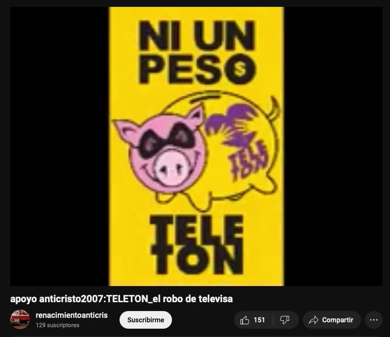 Anticristio 2007: crítica a Teleton -parte 1-.