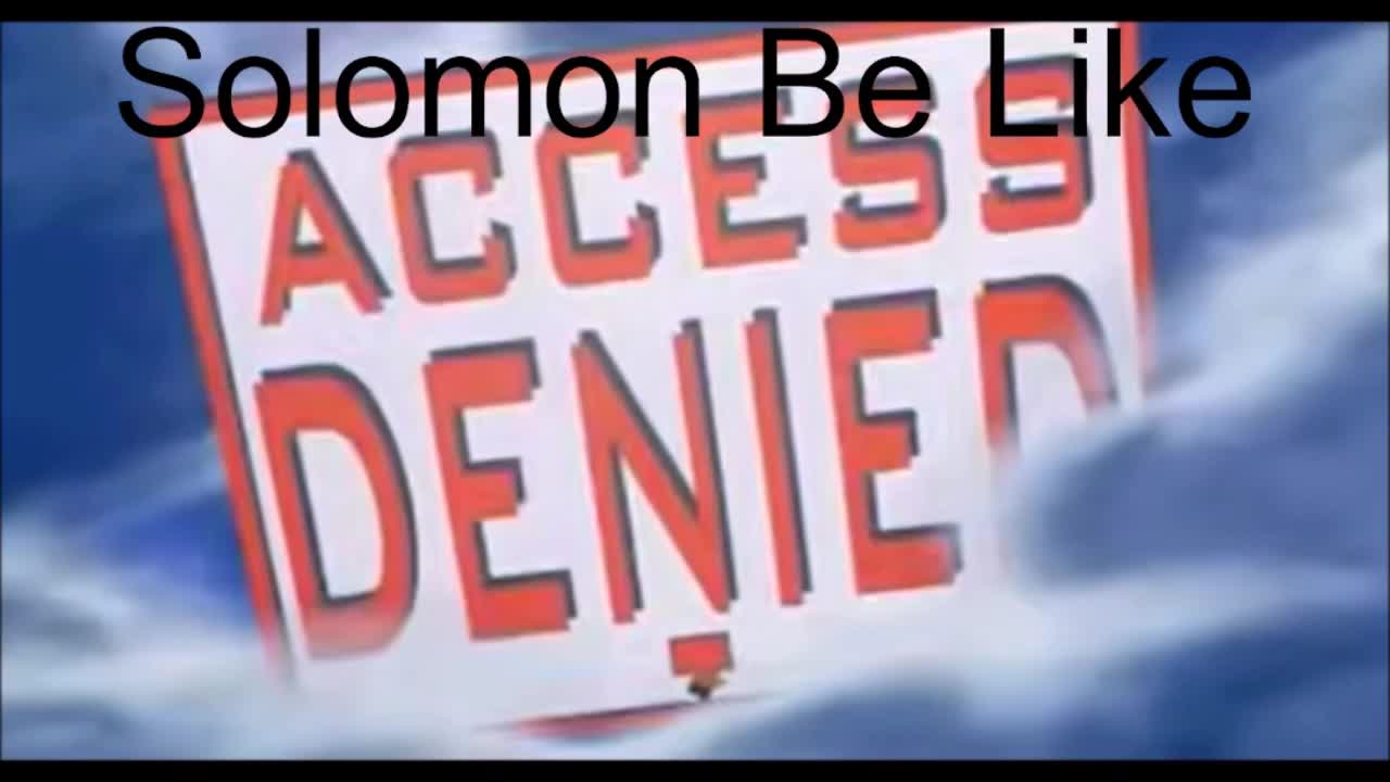 Solomon Be Like