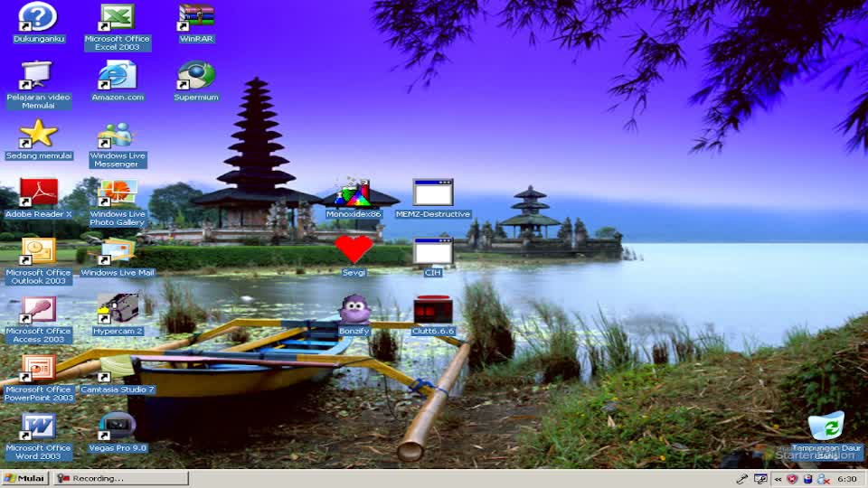 Testing 6 Virus Windows XP