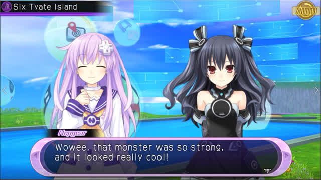 Hyperdimension Neptunia U Action Unleashed - 28. Ch.3 Quest Cutscene - Nepgear And Uni Only