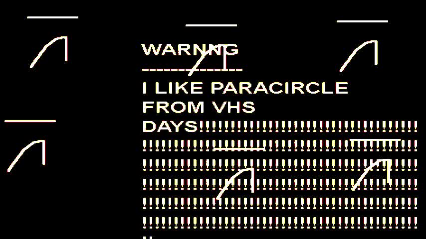 ParaCircle VHS Logo in Terrifying G-Major!