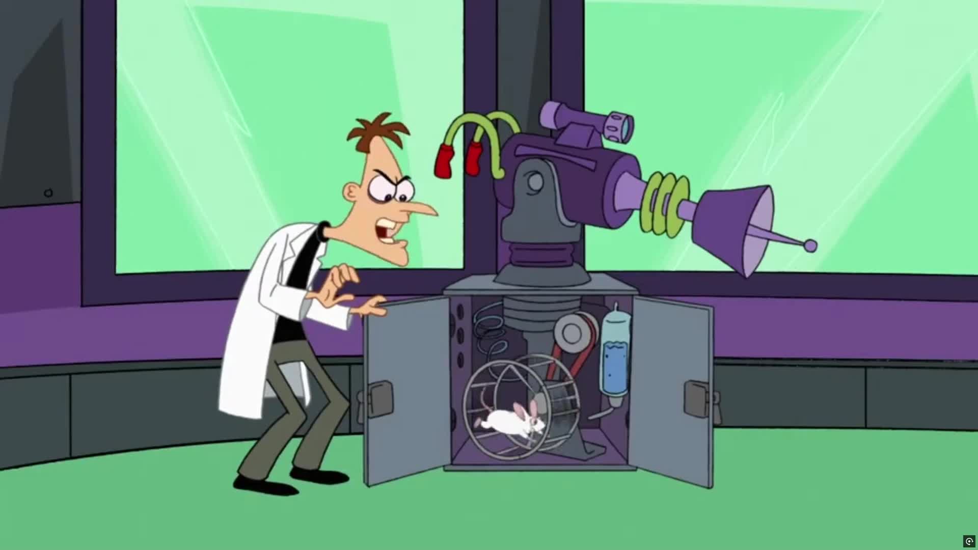 Doofenshmirtz Gets Bitten By a Rat!