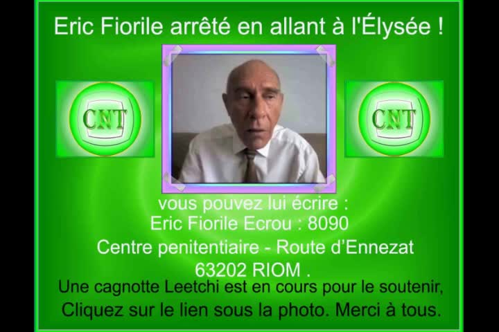 Eric Fiorile arrêté en allant à l'Élysée le 6 mars 2025 .