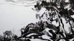 南无第三世多杰羌佛艺术作品：寒江独钓