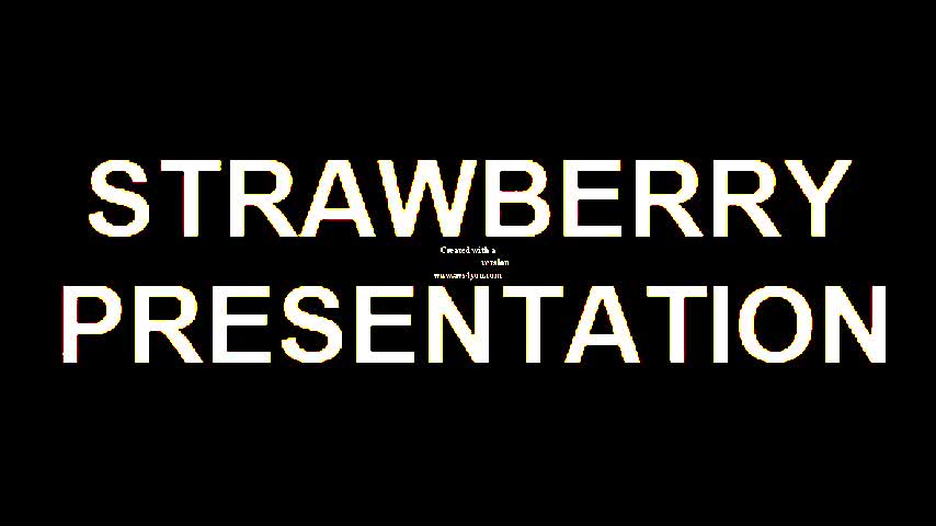 Red ParaRed Strawberry Presentation in G-Major