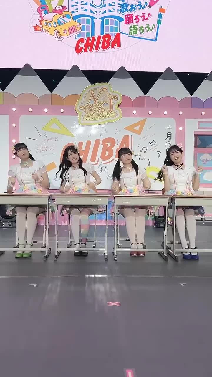 The seiyuu of Nijigaku for concert in Chiba that cute looks short video