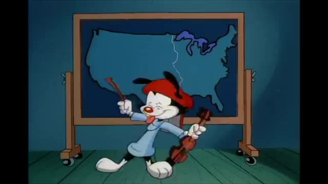 Animaniacs SING-ALONG 🎤 _ Wakko_s America _ WB Kids(360P)