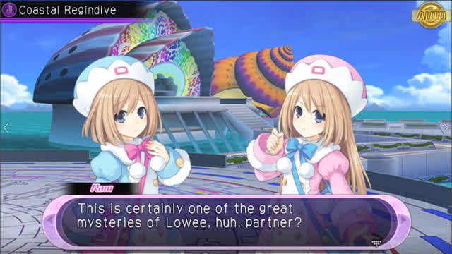 Hyperdimension Neptunia U Action Unleashed - 13. Ch.2 Quest Cutscene - Rom And Ram Adventure