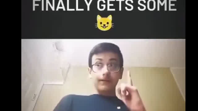 Nerd finally got some pussy