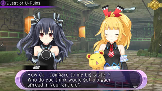 Hyperdimension Neptunia U Action Unleashed - 11. Ch.2 Quest Cutscene - Uni And Dengekiko