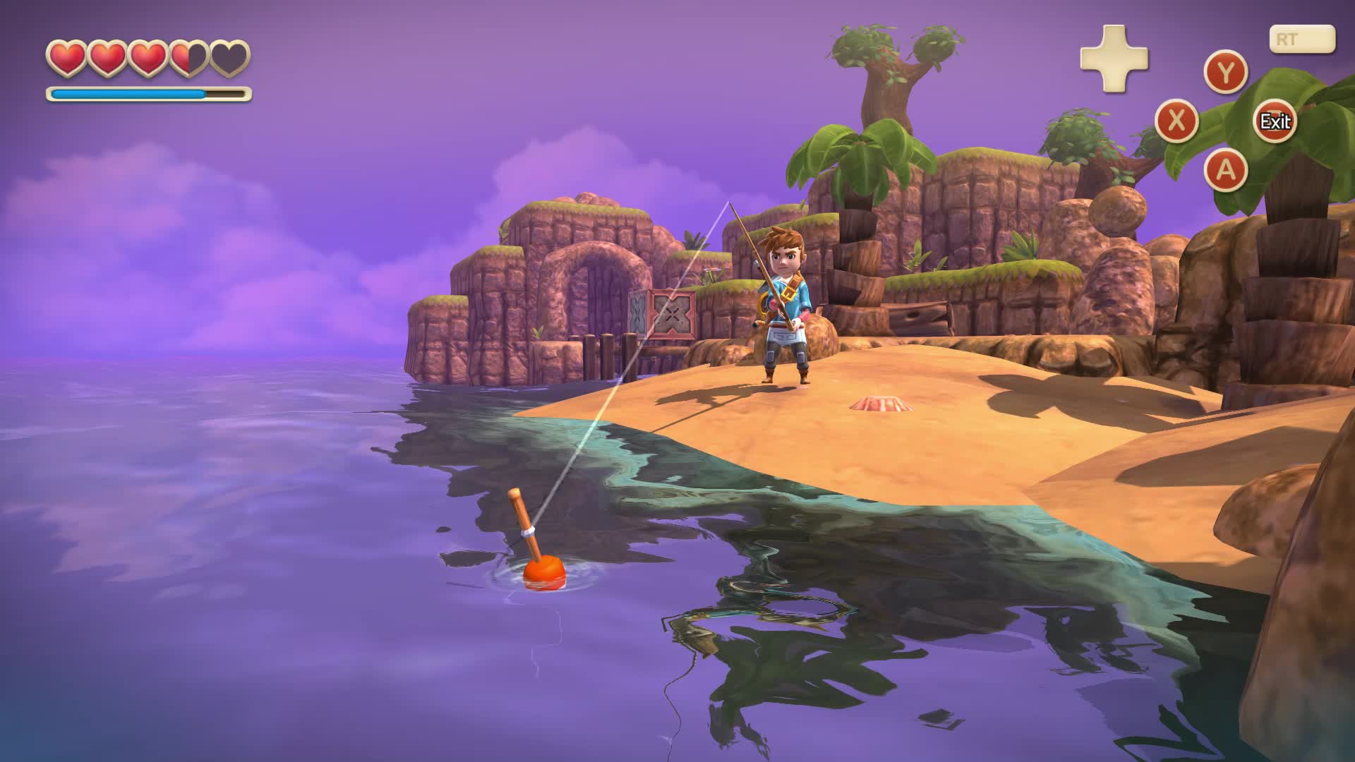 Oceanhorn - Recordando como pescar y disfrutando los sonidos