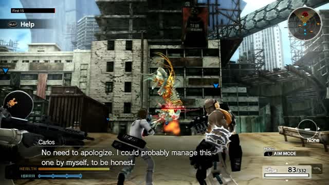 The First 15 Minutes of Freedom Wars (Vita)