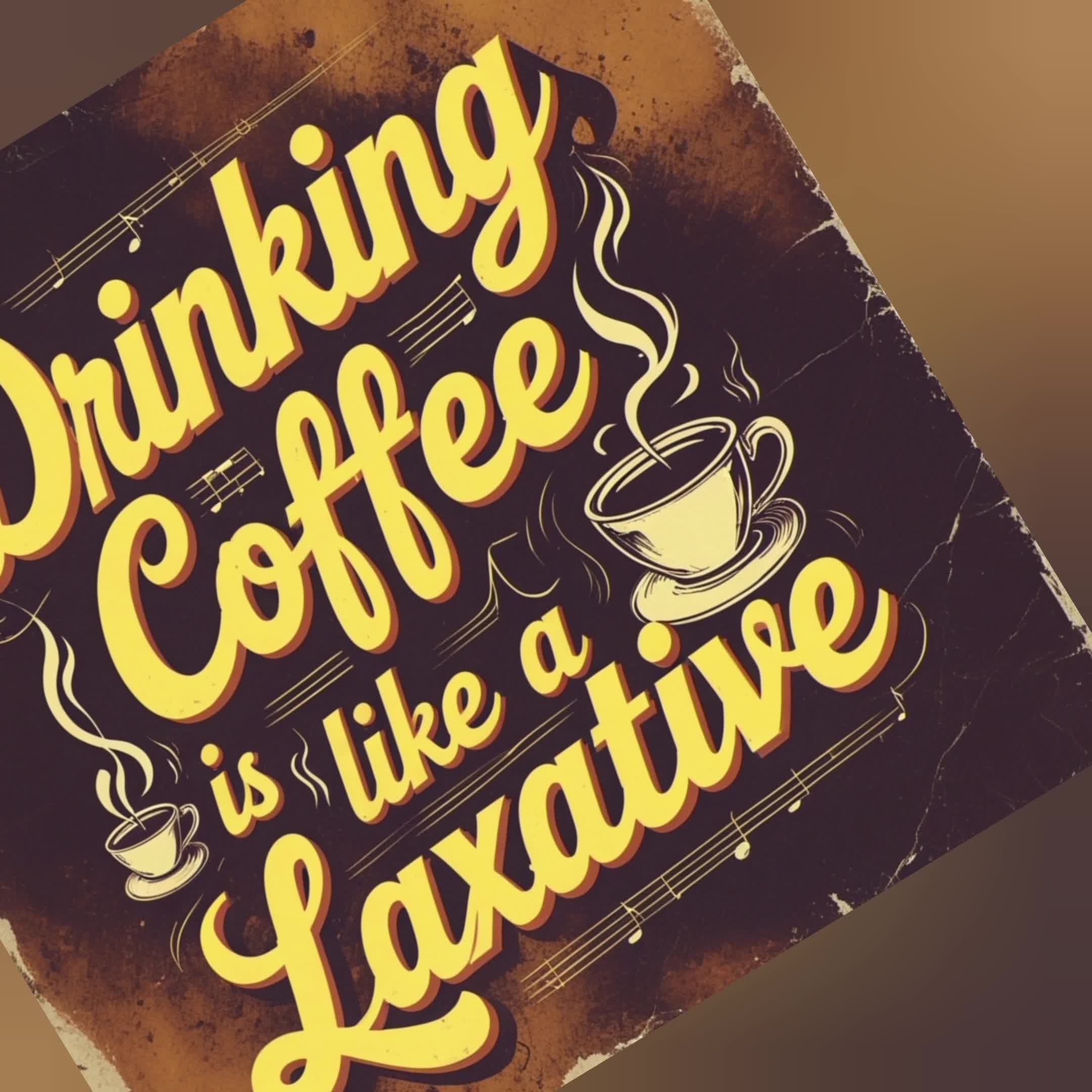 Drinking Coffee (Like a Laxative - 1970s Funk-Soul AI Song)