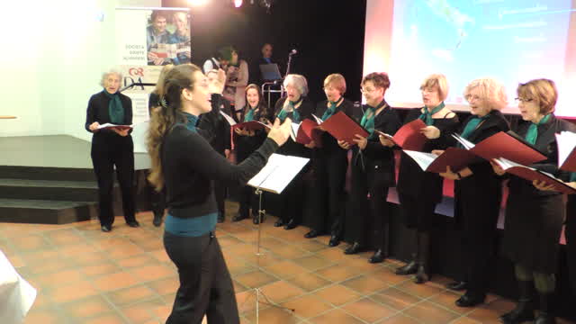 Chor avec Lucia Nadia Cipriani
