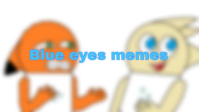 Blue eyes | space jungle | Animation meme