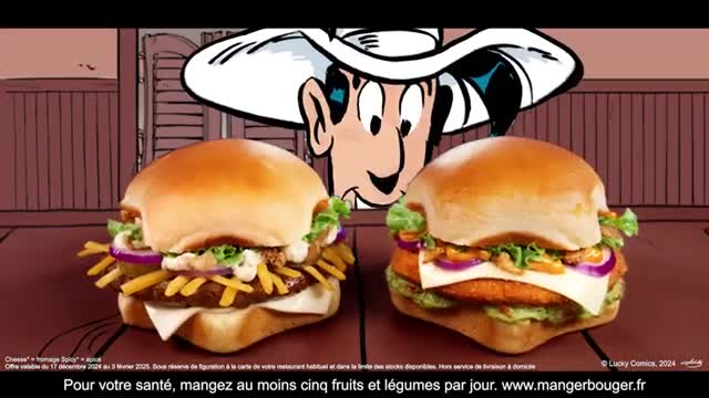Lucky Luke débarque dans votre saloon Quick ! 🤠🍔