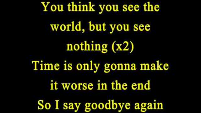 SR 71 - Goodbye ⧸with Lyrics