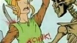 evil racist skeletotn