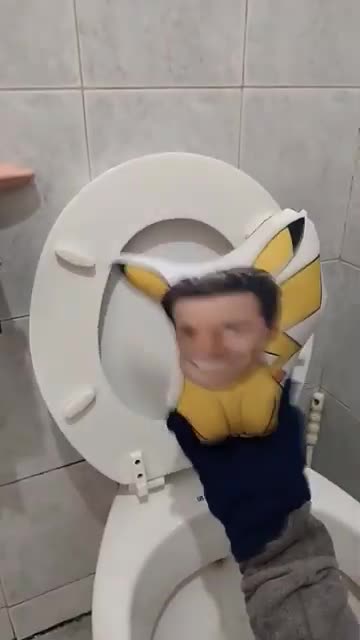 Skibidi toilet versión Chayanne Pikachu