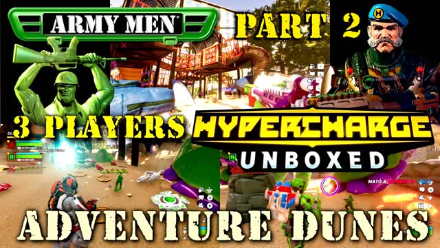 Hypercharge: Unboxed - 3 Players COOP - Adventure Dunes (Part 2)