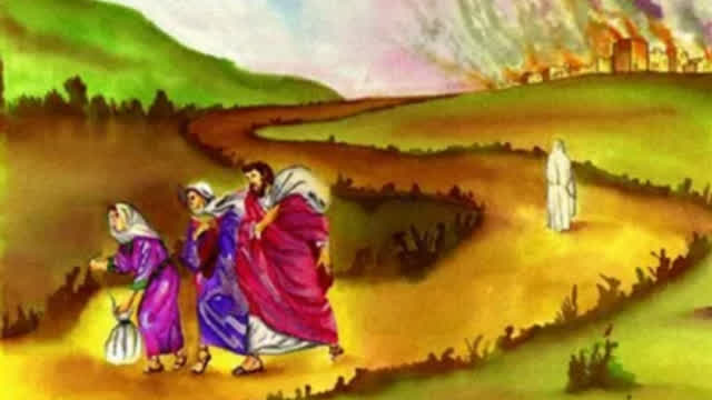 Genesis Chapter 19. Lot flees Sodom and Gomorrah. Lot's daughters. (SCRIPTURE)